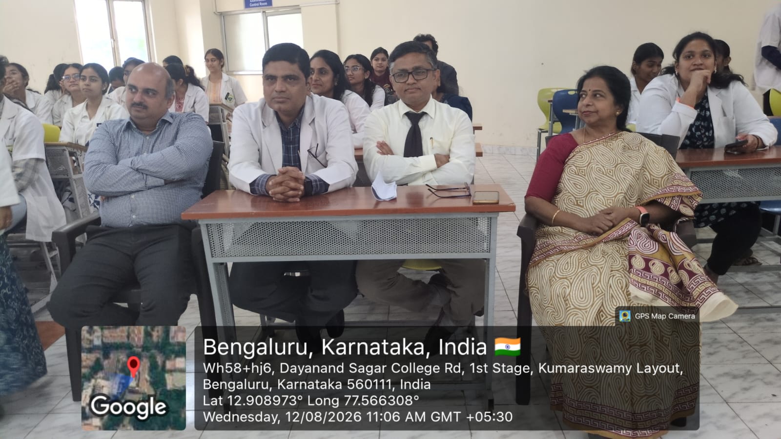 Dignitaries and faculty seated during the Anti-Ragging event